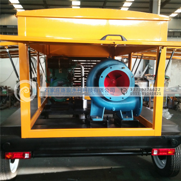 挪动应急抢险泵车